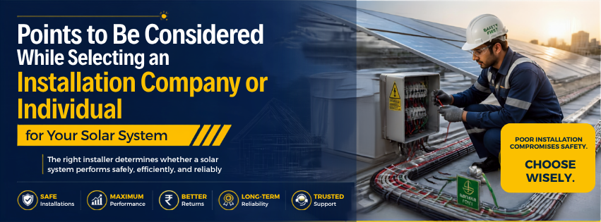 Choosing the right Installer or Company