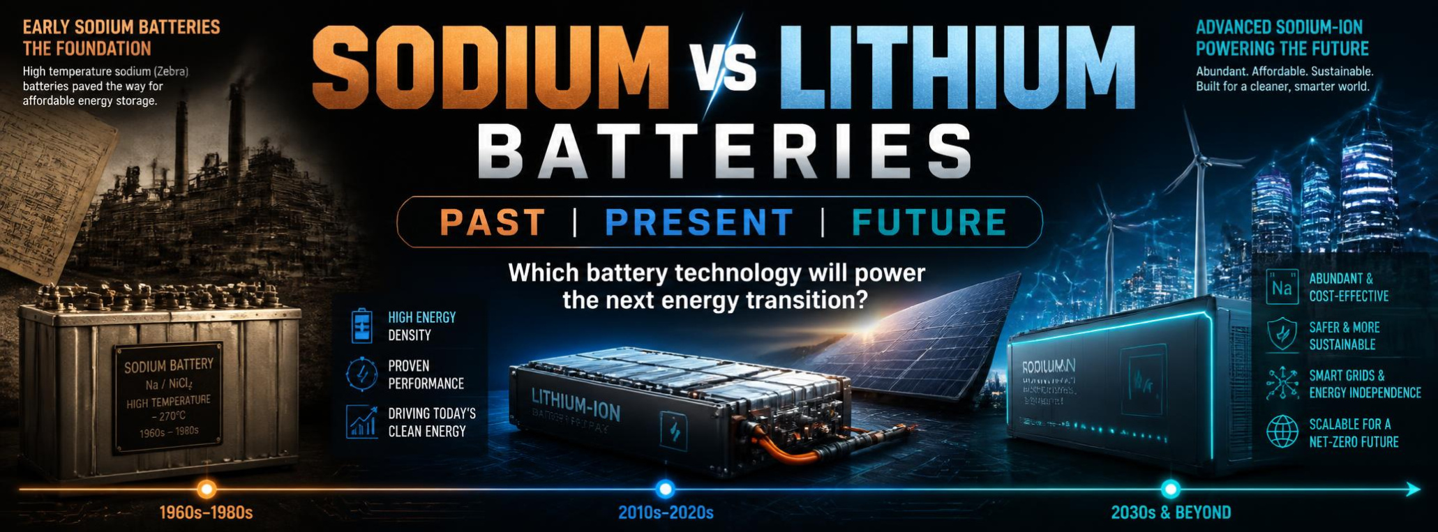 Sodium VS Lithium Batteries | Past | Present and future